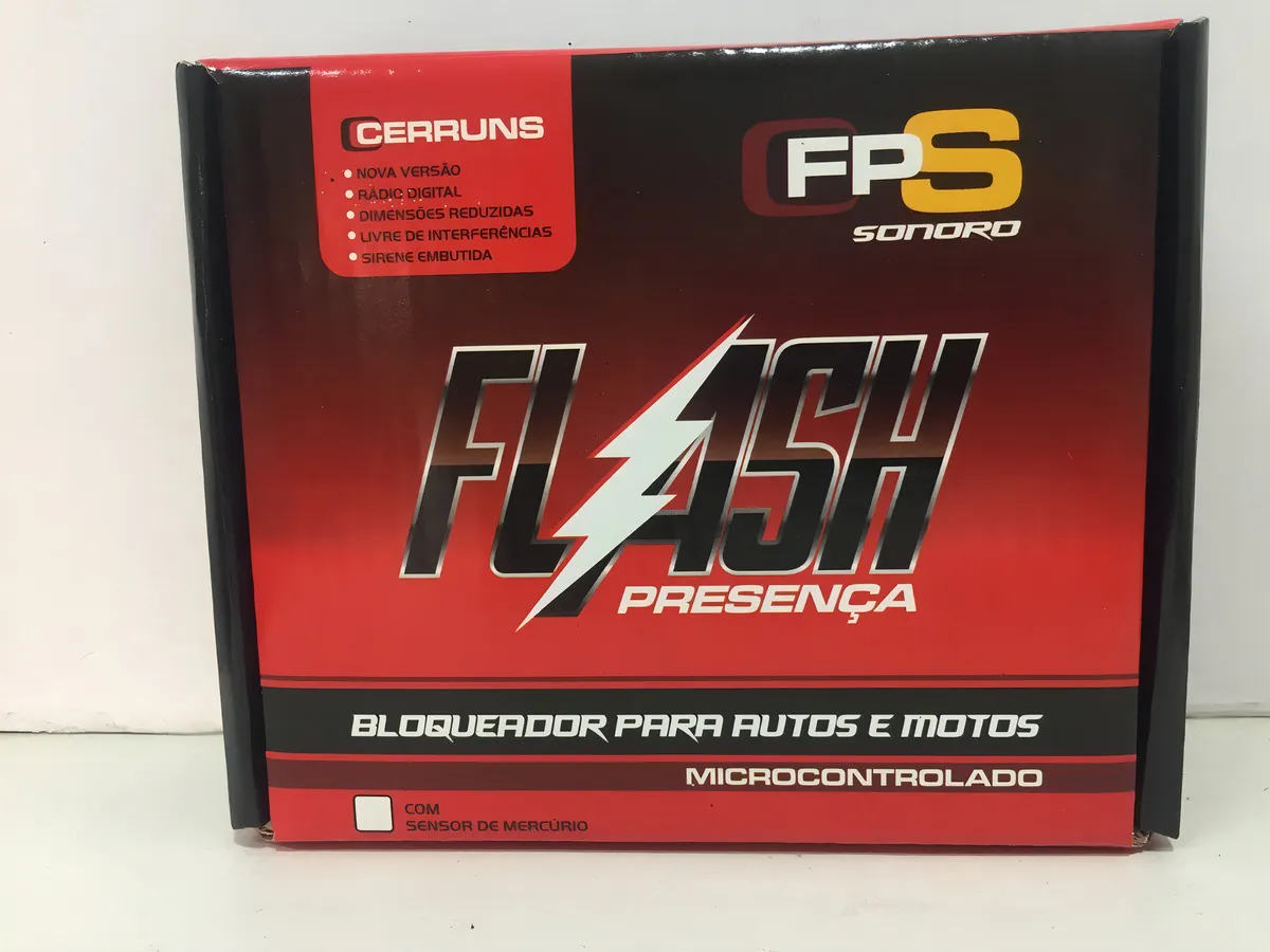 Central de alarme e sirene do Cerruns FPS III com rádio digital 2.4GHz anti-clonagem