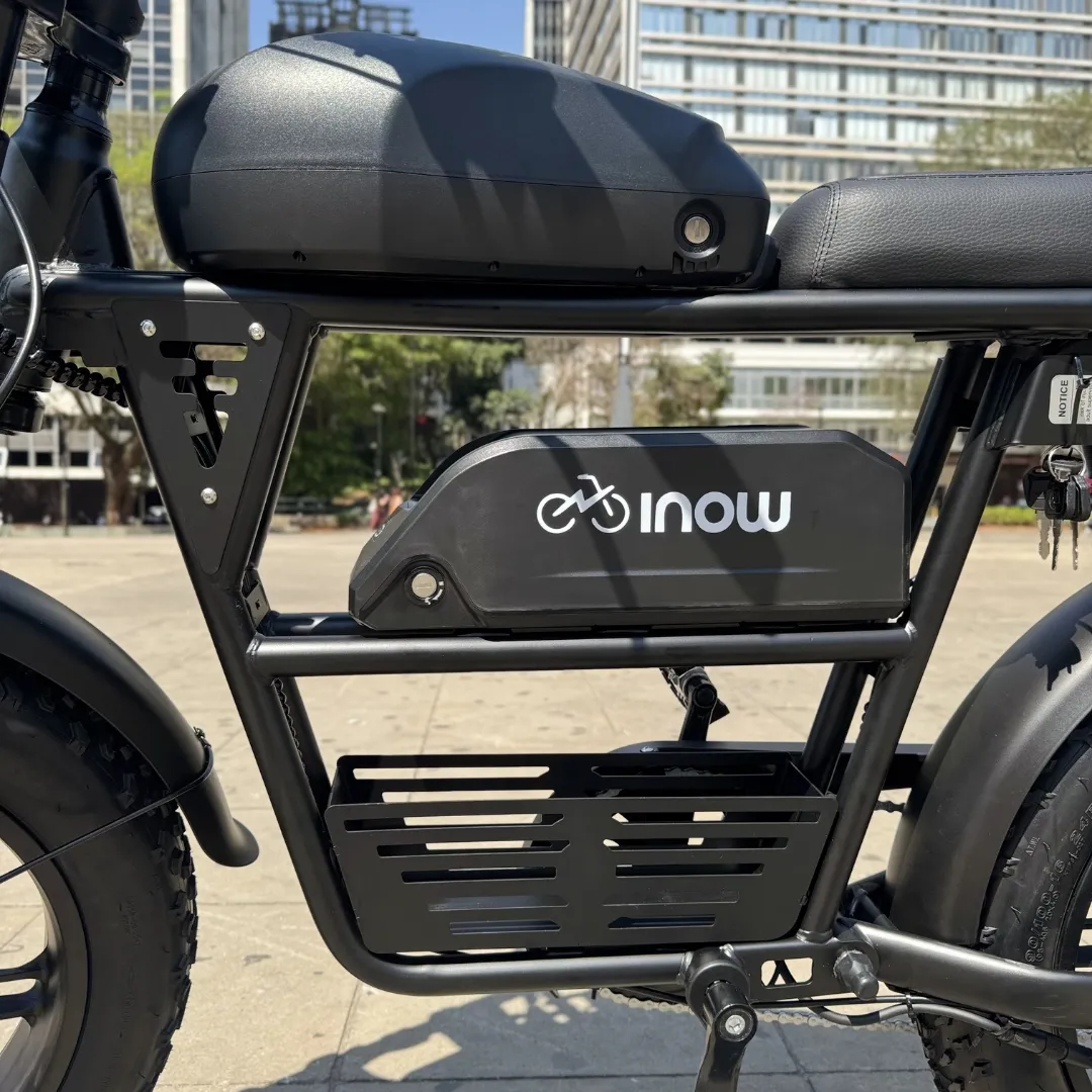 Inow V35 1000W duas baterias — maior autonomia de bicicleta elétrica 1000W do Brasil